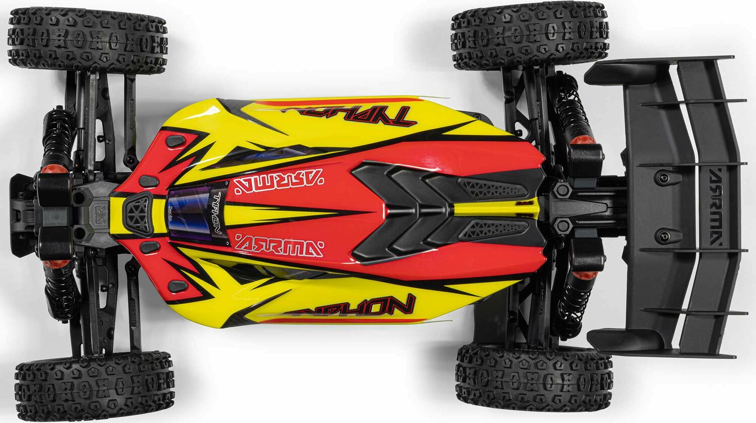 1/8 TYPHON MEGA 665 4X4 RTR Brushed Buggy, Yellow